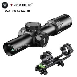 T-Eagle EOX PRO mira telescópica táctica retícula iluminada roja/verde