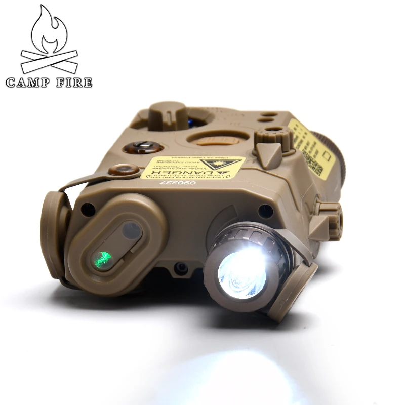 PEQ15 Airsoft linterna táctica con láser verde/azul y luz IR - imagen 4