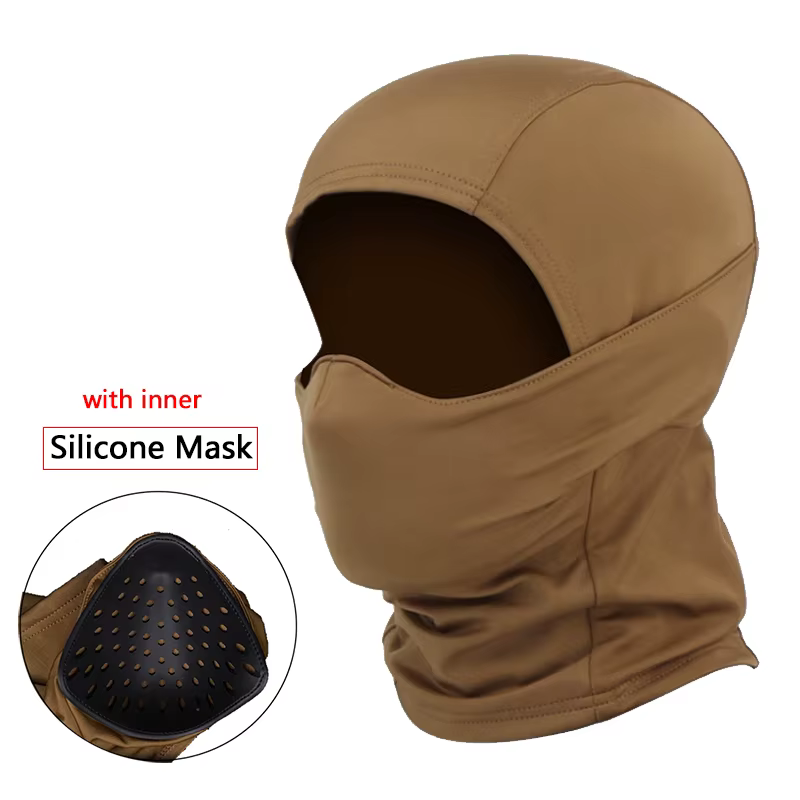 Balaclava táctica de silicona para casco, resistente al viento - imagen 2