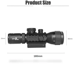 MARCH Mira telescópica AOIR para airsoft, caza y precisión