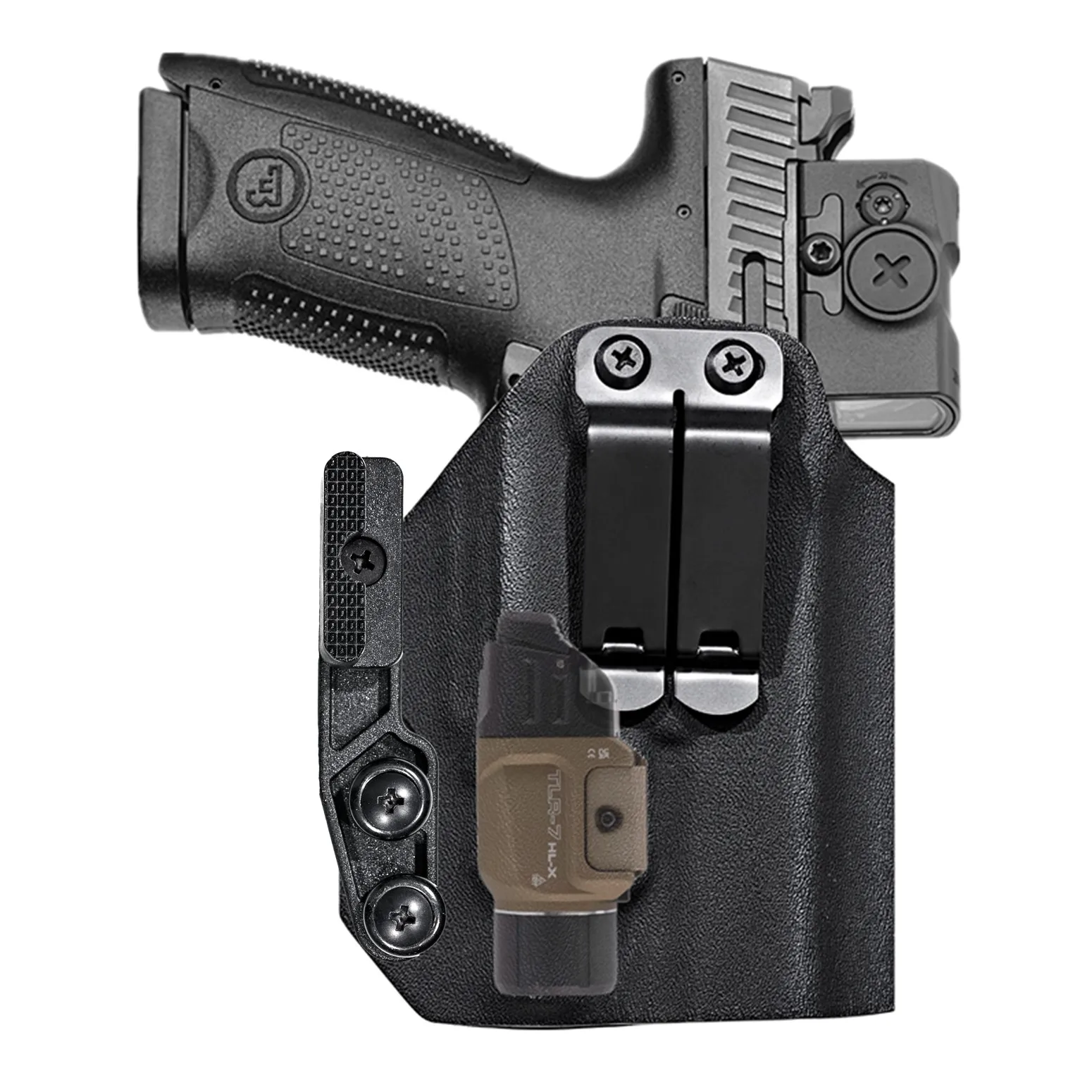 Funda Kydex IWB para linterna Streamlight TLR7 y CZ P10C compacta - imagen 5