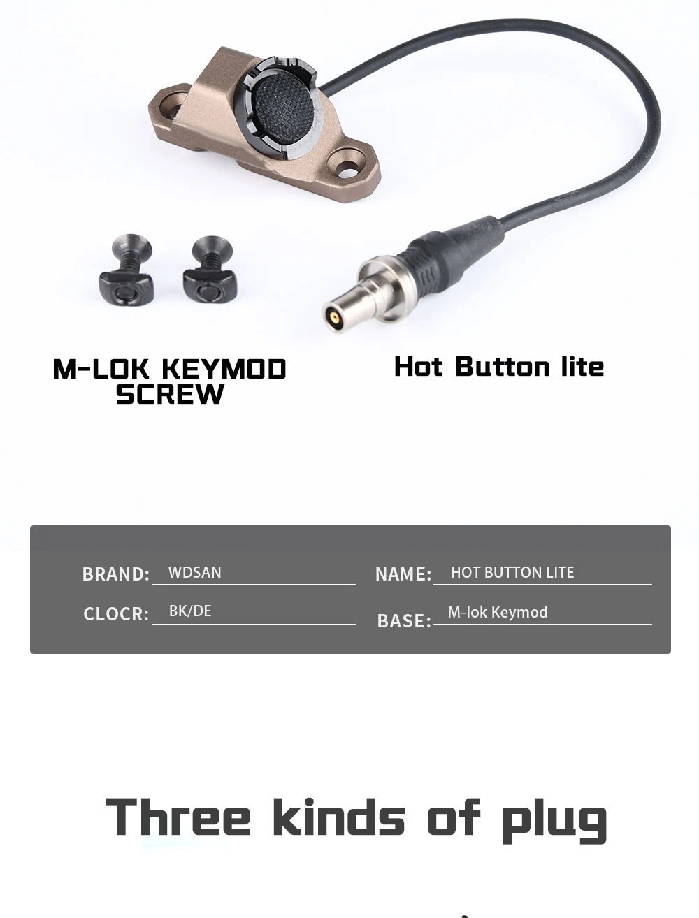 Interruptor remoto doble tipo ModButton