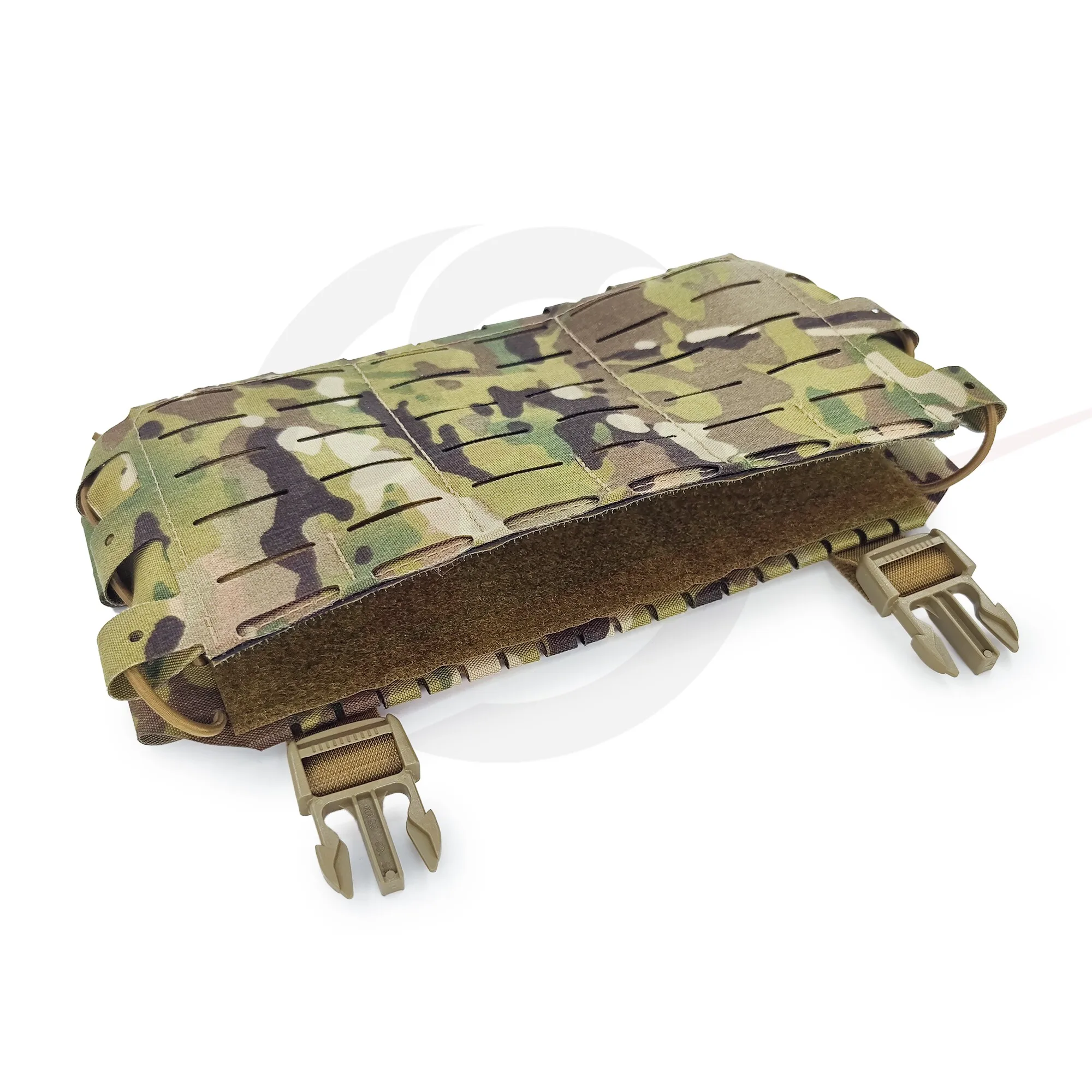 Adaptador MOLLE panel frontal táctico para portaplacas y chaleco - imagen 2