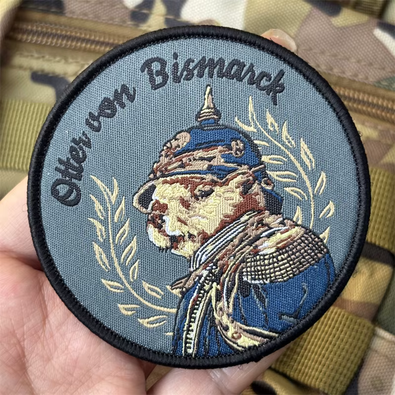 Parche de tela “Beaverl” con estampado