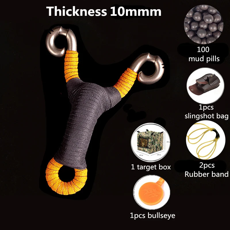 Empuñadura de tirachinas titanio en cuero resistente a impactos - imagen 4