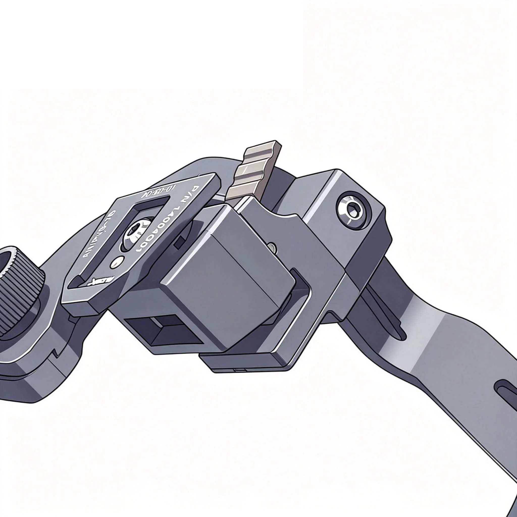 PVS-7B Adaptador de casco visión nocturna metálico para tiro - imagen 4