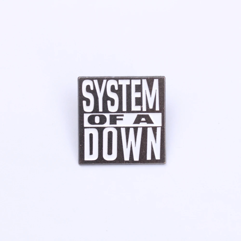 Broche esmaltado Sistema of a Down – solapa de ropa - imagen 2