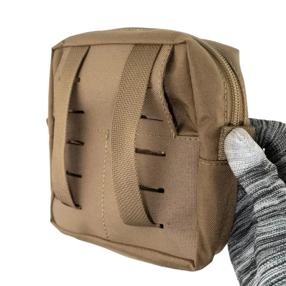 Bolsa táctica MOLLE cuadrada con cierre lateral para caza y aire libre - imagen 5