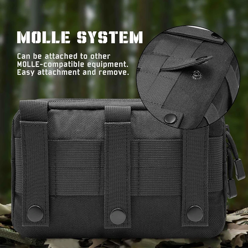 Bolsa táctica MOLLE admin multiusos para pecho cintura y EDC - imagen 4