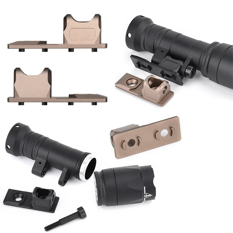 Montaje táctico SureFire offset para linterna con riel MLOK - imagen 4
