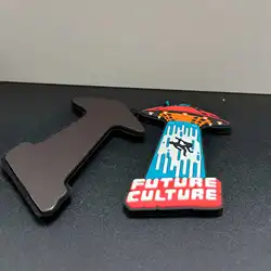 Imán de PVC 3D personalizado en relieve para nevera