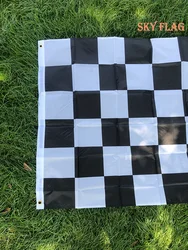 Bandera a cuadros resistente Sky Flag para carreras y eventos