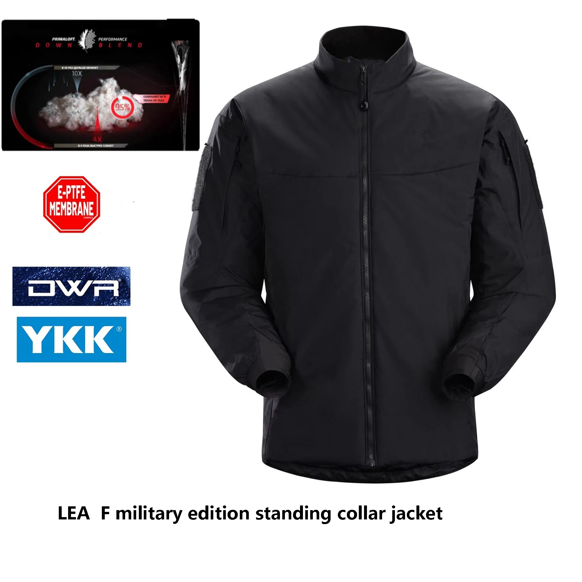 Win Chaqueta táctica militar impermeable con cuello levantado - imagen 5