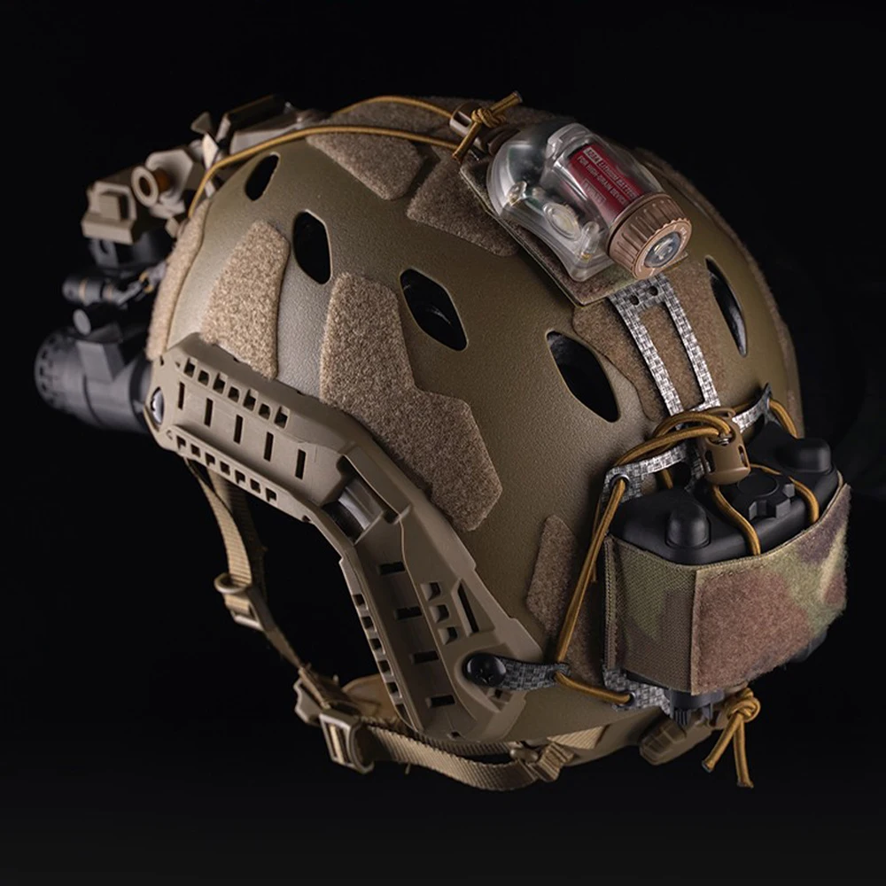 Funda retención batería PVS31 NVG táctica Ferro-Style casco rápido