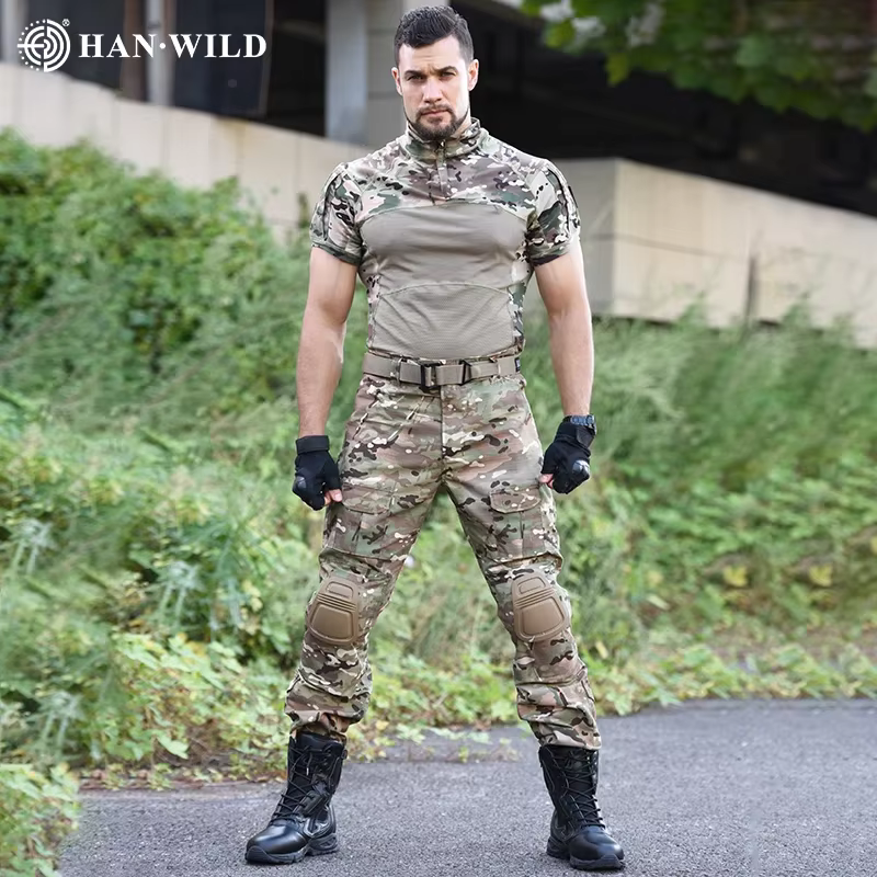 Uniforme táctico camuflaje MOLLE para airsoft, caza y senderismo - imagen 4