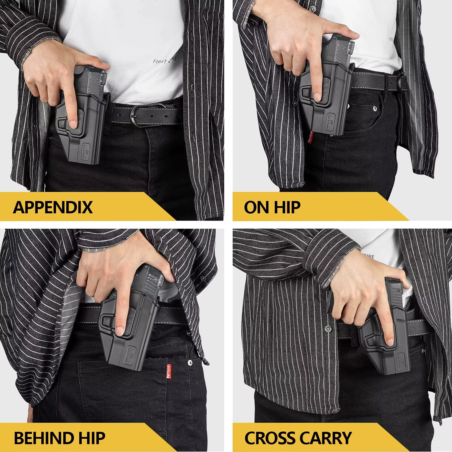 Funda táctica OWB Sig Sauer SP2022 con liberación por índice - imagen 4