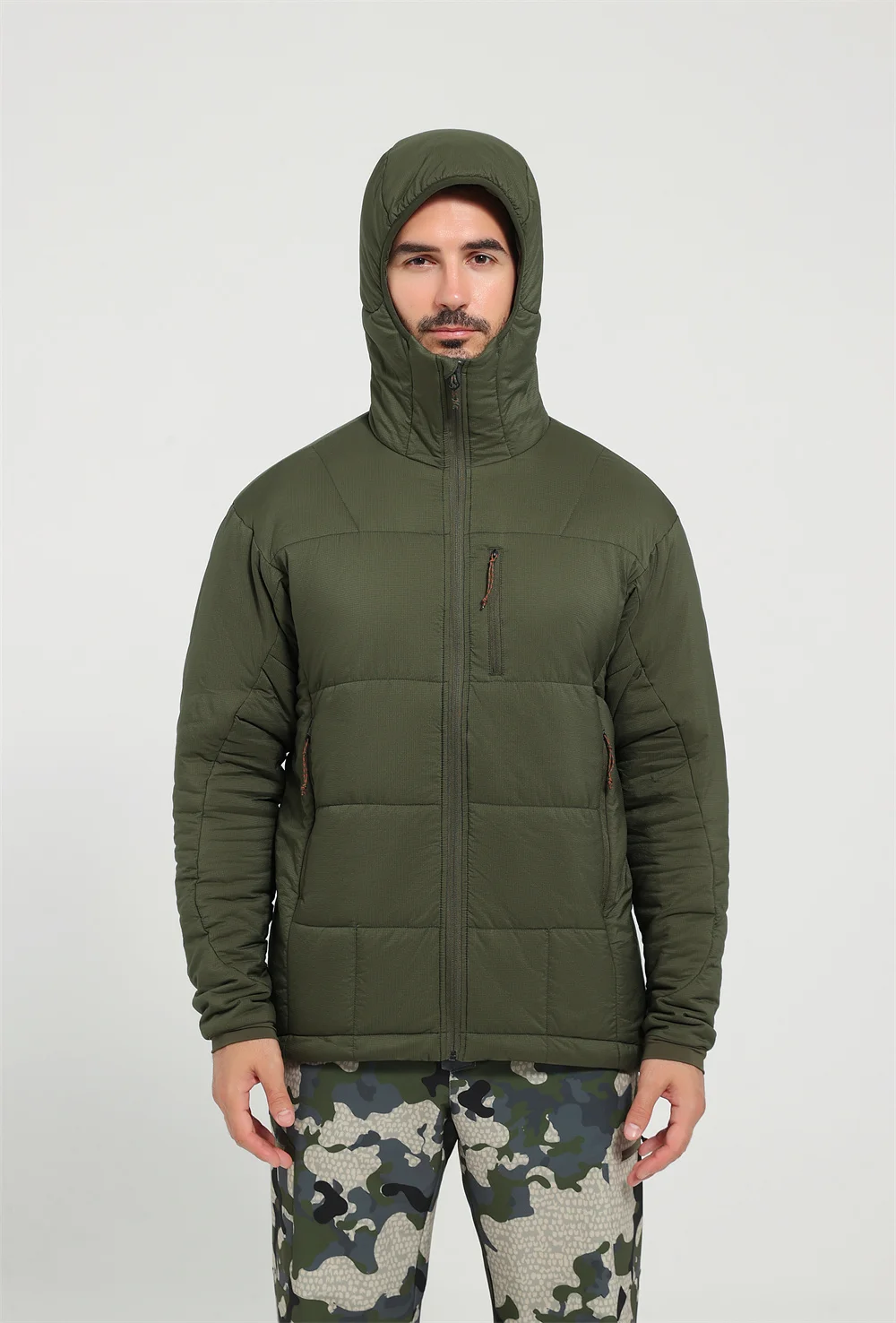 Chaqueta táctica ripstop nailon cuadros ligera térmica caza otoño - imagen 4