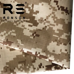 Tela táctica camuflaje desierto digital tejido para uniforme