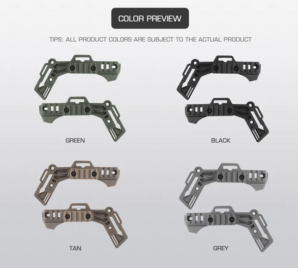 Wendy 3.0 adaptador riel casco táctico multifunción Airsoft - imagen 5