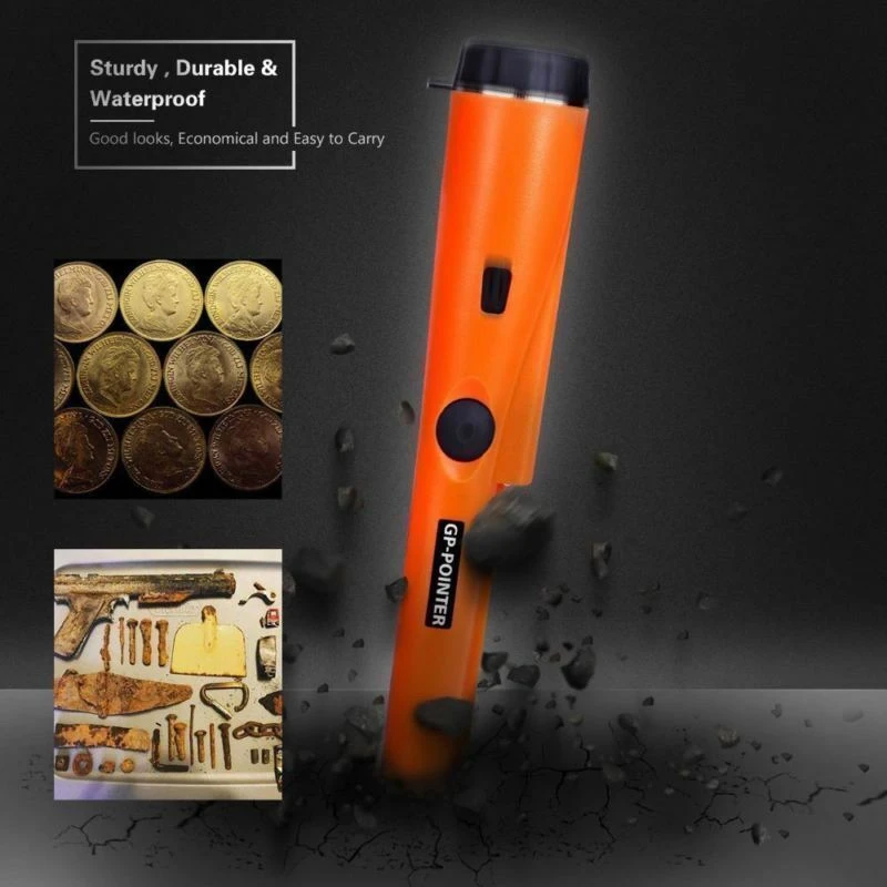 Pinpointer detector de metales impermeable IP66, vibración y audio - imagen 4
