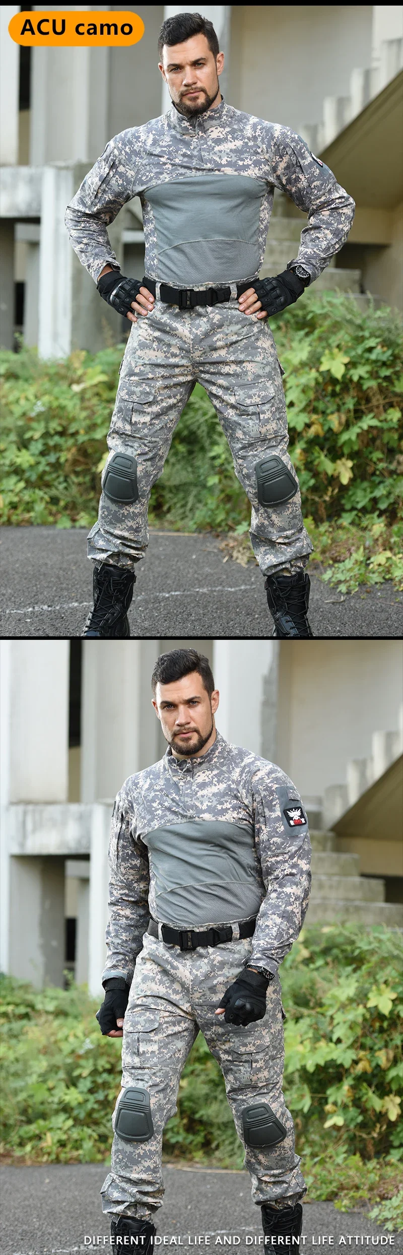 Pantalones tácticos con numerosos bolsillos