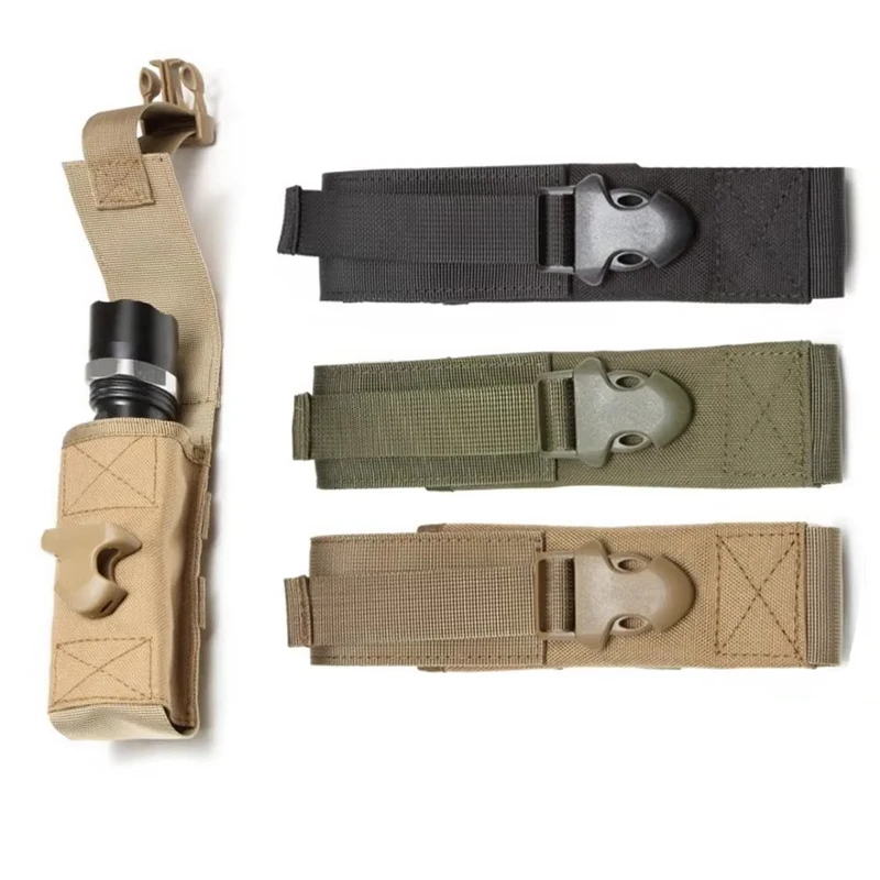 Porta linterna táctico Molle para caza y camping - imagen 3