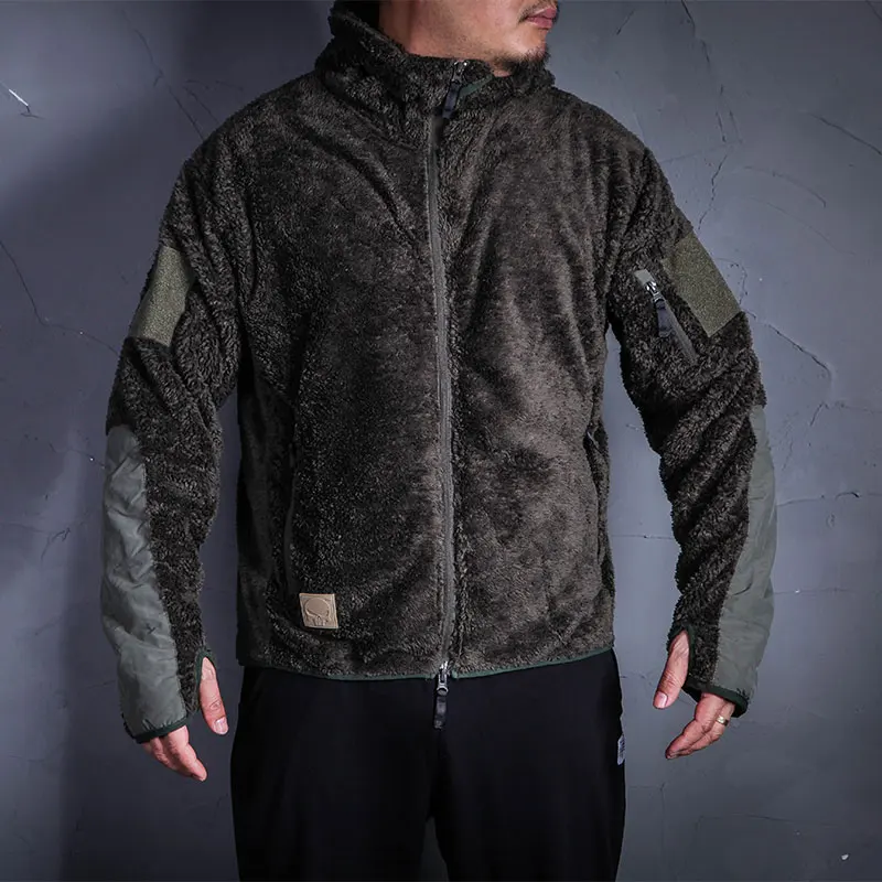 Chaqueta táctica de felpa bio cálida para airsoft y camping - imagen 2