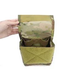 Chest rig MOLLE con bolsa para visión nocturna y accesorios tácticos