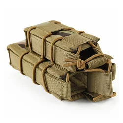 Bolsa táctica MOLLE con clip para cinturón multiusos