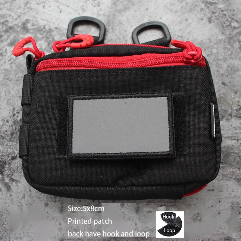 Mochila táctica con parches de gancho y bucle reflectantes - imagen 4