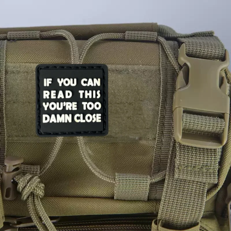 Parche táctico PVC insignia moral gancho y bucle para ropa militar - imagen 5