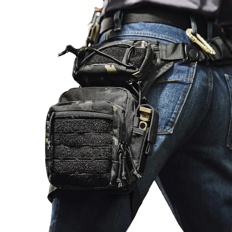 Bolsa táctica VOTAGOO para muslo con tejido resistente