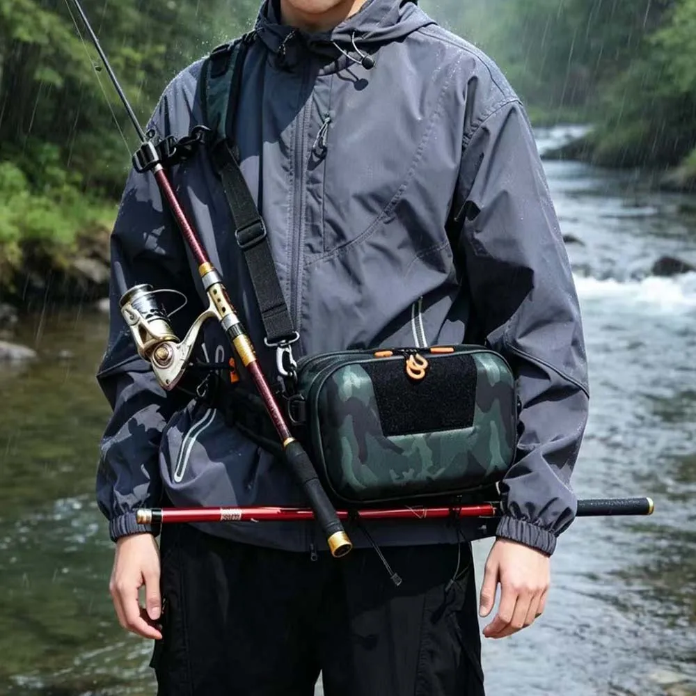 Bolsa táctica para pesca riñonera multifunción de gran capacidad - imagen 2