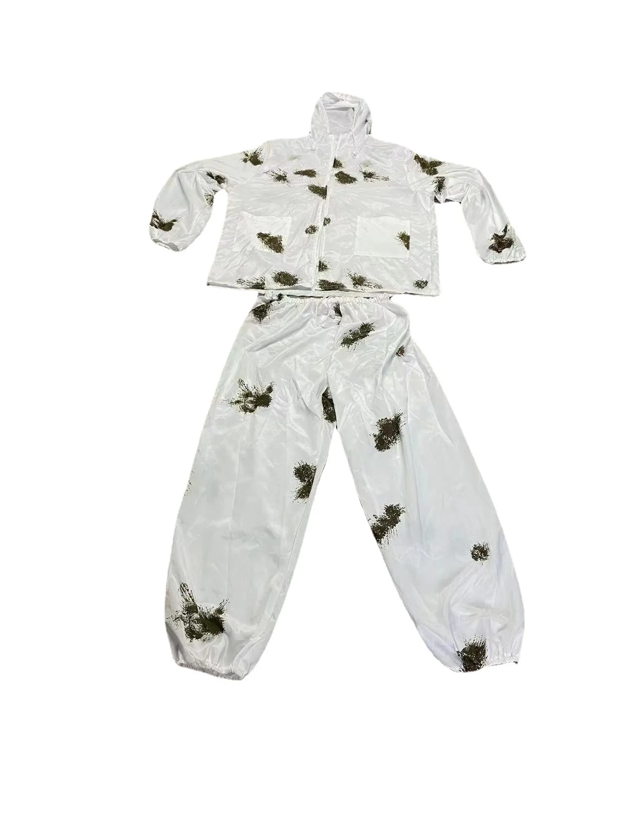 Camuflaje nieve táctico ripstop ruso, conjunto de invierno oculto - imagen 3