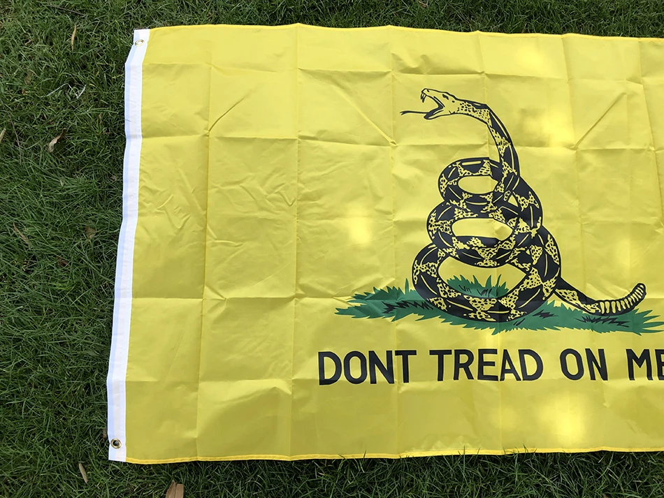 Bandera Gadsden serpiente cascabel táctica histórica USA - imagen 3