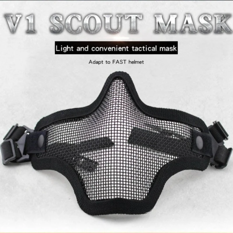 SCOUT V1 Máscara táctica paintball protección facial transpirable - imagen 2
