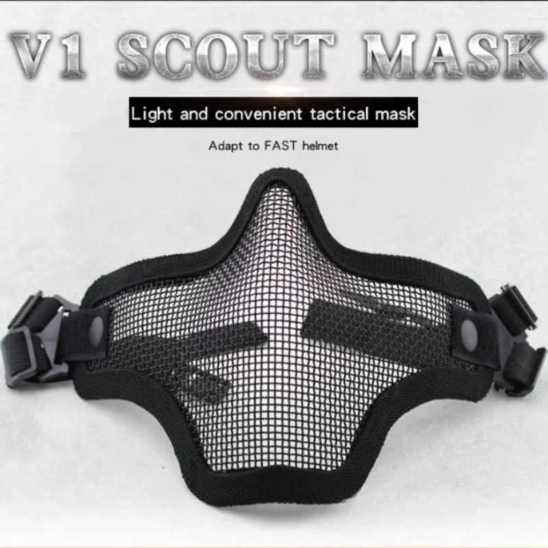 SCOUT V1 Máscara táctica paintball protección facial transpirable - imagen 2