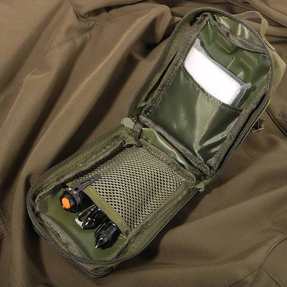 Bolsa táctica EDC cruzada con compartimento para móvil y cartera - imagen 2