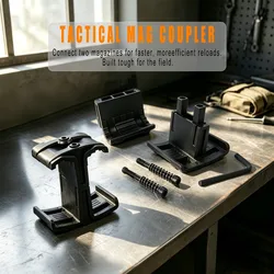 Acoplador táctico MAG con clip paralelo universal para AK, AR15 y M4