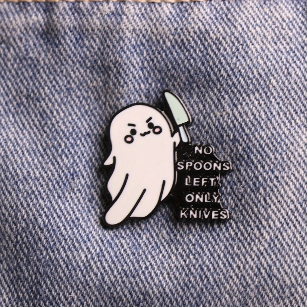 Broche metálico esmaltado para mochila e insignia de ropa Halloween - imagen 4