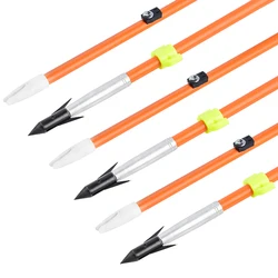 Flecha Bowfishing 7.8mm OD Fibra Vidrio Punta Barbed