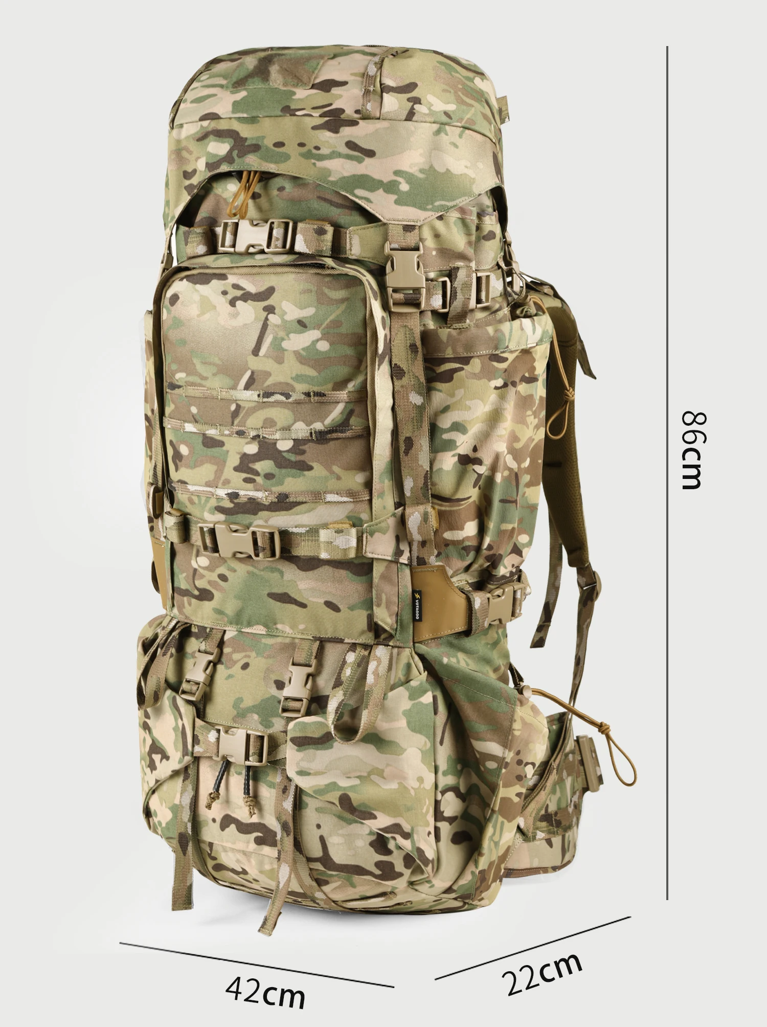Vista de la mochila VOTAGOO para senderismo