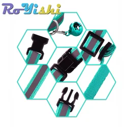 Collar reflectante ajustable con campana – 12 colores para perro y gato