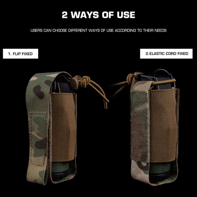 Bolsa táctica granada MOLLE elástica para exteriores y equipo - imagen 4