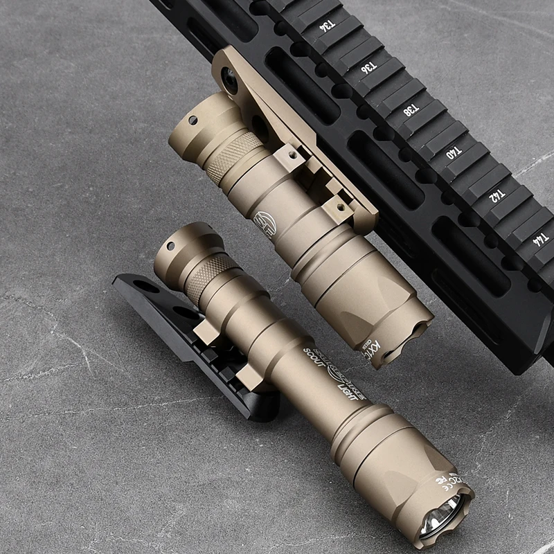 WADSN Linterna táctica Scout con base M-LOK KeyMod para Surefire - imagen 4