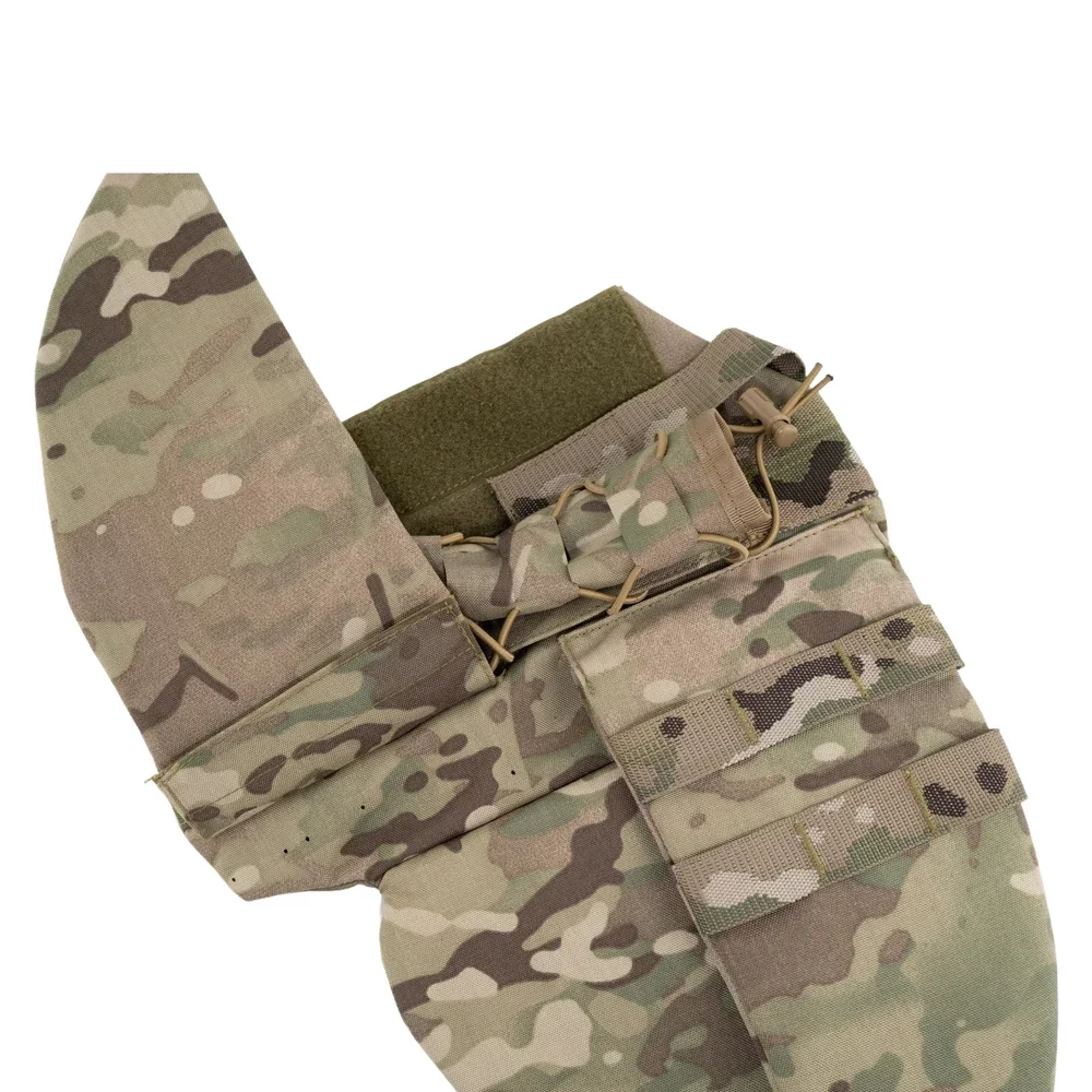Placa protección inguinal táctica acolchada MOLLE para chaleco - imagen 3