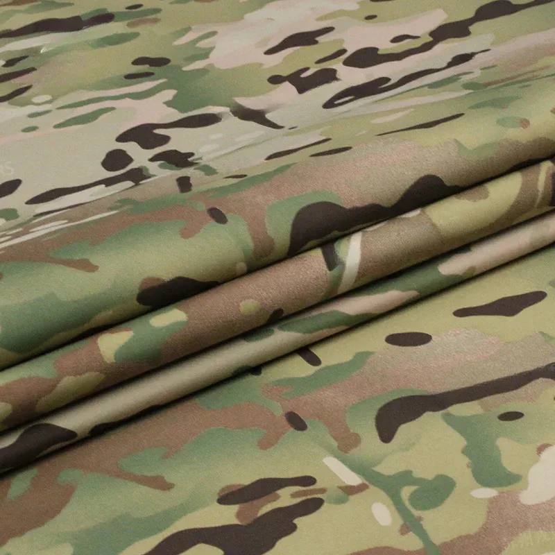 Tejido camuflaje impermeable MC de franela poliéster táctico outdoor - imagen 2