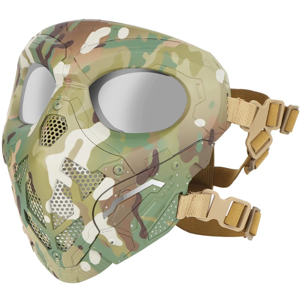 Máscara táctica Cobra serpiente para airsoft, paintball y cosplay - imagen 3