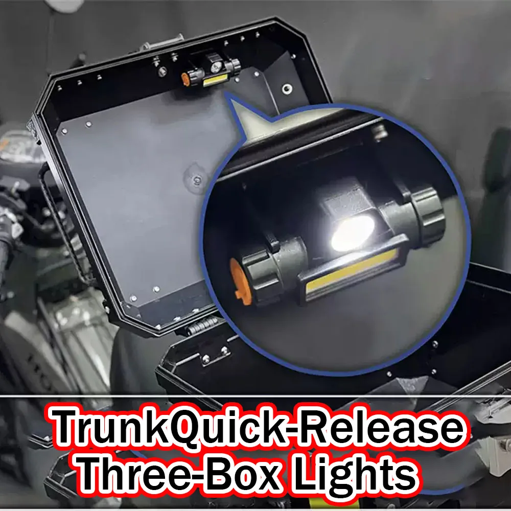 Foco LED COB liberación rápida para maletero moto