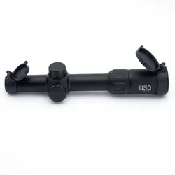USO Optics TS-6X mira telescópica FFP retícula roja y tubo 30 mm
